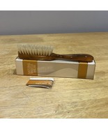 Vintage Avon 8&quot; Natural Bristle Hair Brush NOS Box &amp; Insert Dark Caramel... - $139.22 CAD