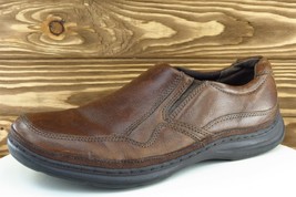 Nunn Bush Shoes Sz 10 M Round Toe Brown Loafer Leather Men - £31.18 GBP