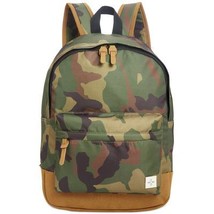 Sun + Stone Riley Mens Canvas Camouflage Backpack Camo-One Size - £27.52 GBP