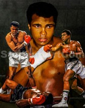 Muhammad Ali Boxer Liston Cassius Marcellus Clay Boxing Art 3 8x10-48x36... - £19.97 GBP+