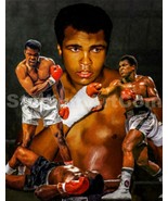 Muhammad Ali Boxer Liston Cassius Marcellus Clay Boxing Art 3 8x10-48x36... - £19.74 GBP+