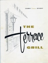 The Terrace Grill Restaurant Menu Columbia Missouri 1964 Little DIXIE Style - £19.12 GBP