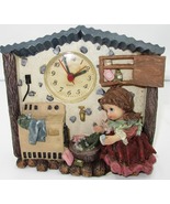 DECORATIVE QUARTZ NOVELTY DESK SHELF MANTEL CLOCK SWEET HOME CLOTHES WAS... - €6,81 EUR