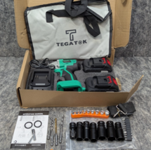 Tegatok CW-20B 20V Cordless Impact 1/2&#39;&#39; High Power Impact Driver Wrench... - $70.15 CAD