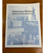 American History Beginnings Through Reconstruction - Paperback Textbook ... - £14.04 GBP