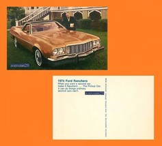 1974 Ford Ranchero Vintage Color Post Card - Ee. Uu. - ¡Excelente Original!! - £6.82 GBP