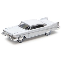 1958 Plymouth Fury 1:48 Scale Denver Die Cast Model White - £12.58 GBP