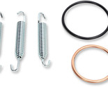 New Exhaust Pipe Springs (3) + Gasket Kit For 1985-1986 Yamaha Tri Z 250... - £18.34 GBP