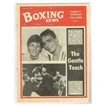 Boxing News Magazine October 5 1984 mbox3098/c  Vol 40 No.40  The Gentle Touch - £3.05 GBP