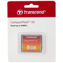 Transcend 8GB CompactFlash Memory Card 133x (TS8GCF133) - £29.54 GBP