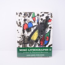 Joan Miro Lithographs Volume 2 Book Art w/ Original Lithos &amp; Dust Jacket Litho - £397.41 GBP