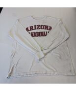 NFL Team Apparel Arizona Cardinals Men's White Cotton Long Sleeve T-Shir... - $20.78