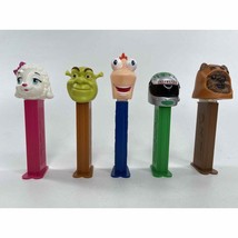 Pez Dispensers Figures Collection Shrek Phineas Ewok Lamb Nascar Toys - £9.80 GBP