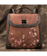 Sakura Blossom Leather Backpack - $117.60 CAD