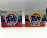 2 Tide Plus Bleach Original Scent 21 oz Laundry Detergent Powder 12 Load... - $31.78