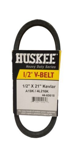 Primary image for Huskee Heavy Duty Series V-Belt 1/2” x 21” A19K 4L210K Lawnmower Belt