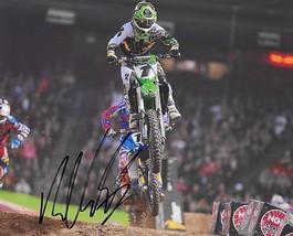 Ryan Villopoto, Supercross, Motocross, signed autographed, 8x10 Photo......... - £81.43 GBP