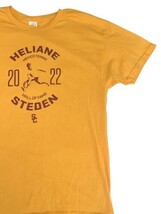 Heliane Steden Tennis Tee Yellow Hall of Fame 2022 Sz Large L Hanes image 4