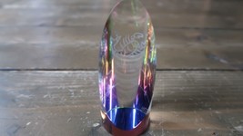 Vintage Iridescent Crystal SCORPIO Paperweight 3.5 inches - $39.59