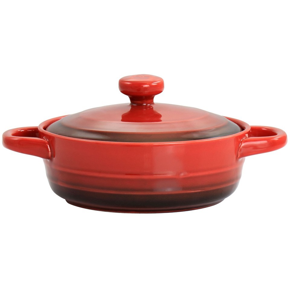 Crock Pot Appleton 10oz Stoneware Mini Casserole Baker in Gradient Red - $46.58