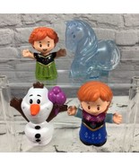 Fisher-Price Little People Disney Frozen Figures Lot Anna Spring Fever N... - £15.56 GBP
