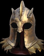 Medieval Knight Antique Helmet Larp Cosplay Reproduction Game of Thrones... - $122.44