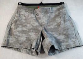 Spanx Shorts Womens Size Small Gray Camo Print Slash Pocket Pull On Belt Loops - £16.17 GBP