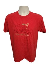 Bourbon Street French Quarter New Orleans Adult Medium Red TShirt - £11.64 GBP