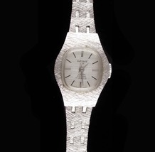 Vintage Lucien Piccard Watch - ladies silver wrist watch - silver bracelet -  - £59.01 GBP