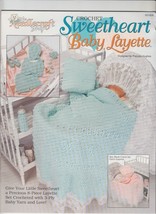 The Needlecraft Shop Sweetheart Baby Layette Crochet Pattern Booklet Hughes - $14.50