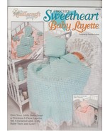 The Needlecraft Shop Sweetheart Baby Layette Crochet Pattern Booklet Hughes - $14.50