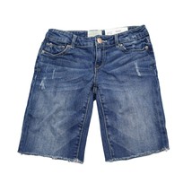 Aeropostale Shorts Womens 00 Blue Low Rise 5 Pocket Design Bermuda Jeans... - £15.21 GBP