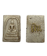 Thai Amulet Somdej Style With Silver Back, Cultural Keepsake Somde Buddhist - $734.12 MXN