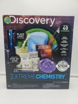 Discovery EXTREME CHEMISTRY Set 40 Experiments! STEM Seal Of Authenticit... - £15.63 GBP