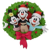 Hallmark Merry To The Max - Animaniacs Wreath  Keepsake Ornament 2021 - £17.51 GBP