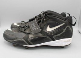 Nike 352634-011 Air Zoom Code Football Cleats Men&#39;s Size 18 Black &amp; White - £23.35 GBP