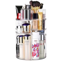 360 Rotating Makeup Organizer, 7 Layers Adjustable Large Capacity Cosmet... - £21.88 GBP