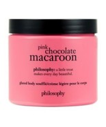 New Philosophy Pink Chocolate Macaroon Body Souffle Cream Giant 16 oz - £35.55 GBP