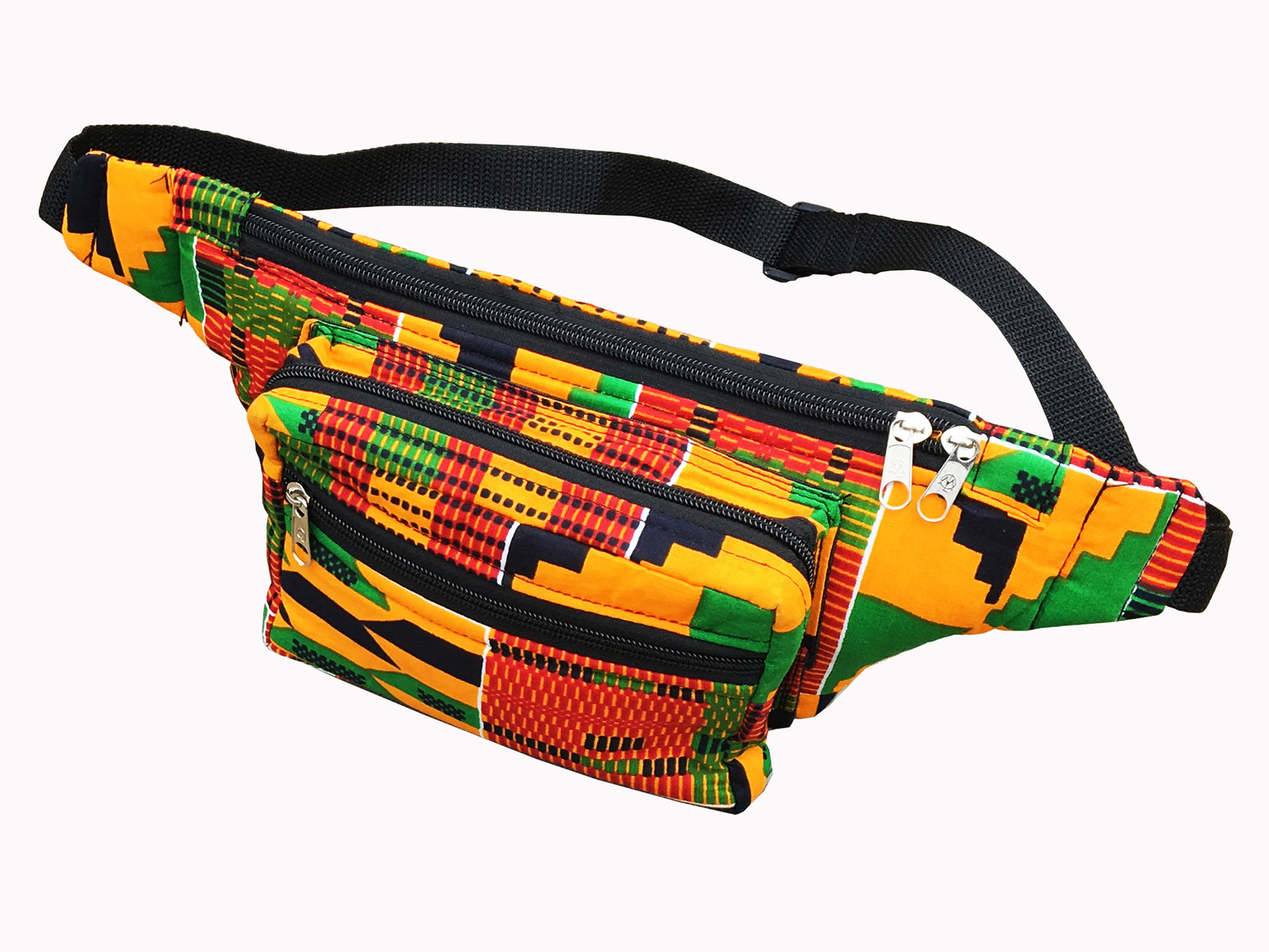 Ankara Kente Fanny Pack Waist Bag Crossbody Pack Waist Pack Bum Pack Hip... - $24.99
