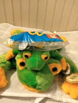 Ty McDonald&#39;s Teenies,Beanies and Buddies Smoochy The Green And Yellow Frog 3 Pi - £27.93 GBP