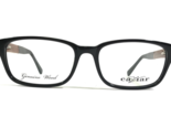 CAVIAR Brille Rahmen Original Holz M 1593 C24 Schwarz Braune 53-18-140 - $139.88