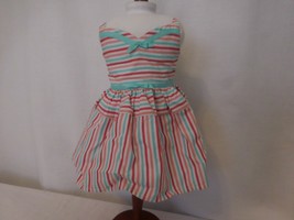 American Girl 18&quot; Doll Maryellen Meet Outfit Striped Dress ONLY - £16.37 GBP