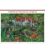 2005 37c Northeast Deciduous Forest, Sheet of 10 Scott 3899 Mint F/VF NH - $8.49