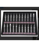 NEW 22 PCS. Tattoo Tips Kit Professional Gun Machine Nozzles 304 Stainle... - $29.99