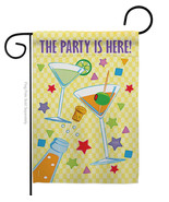Party Garden Flag 13 X18.5 Double-Sided House Banner - £15.77 GBP