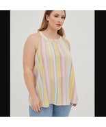 Torrid Gauze Goddess Neck Tank Size 0 / Large NWT - $53.34 CAD