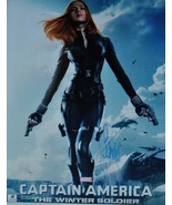 SCARLETT JOHANSSON SIGNED POSTER - Captain America: The Winter Soldier -... - £283.63 GBP