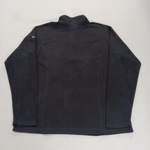 LL Bean Pullover Women’s M Black 1/4 Zip Sweatshirt Outdoor Fleece RN#71341 image 2