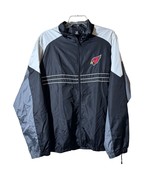 Vintage Mens Arizona Cardinals NFL Team Reeobok SI Windbreaker Black Jac... - $16.82