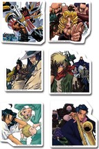 Trigun Supporting Characters Die-Cut Sticker Set Anime Licensed NEW - £6.01 GBP